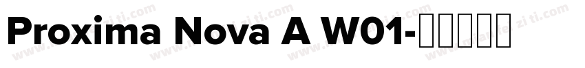 Proxima Nova A W01字体转换
